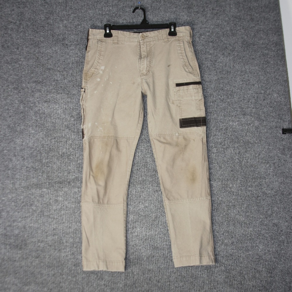 FXD WP-3 Work Pants Mens 32x30 Khaki Tan Stretch Cotton Utility Cargo WP3